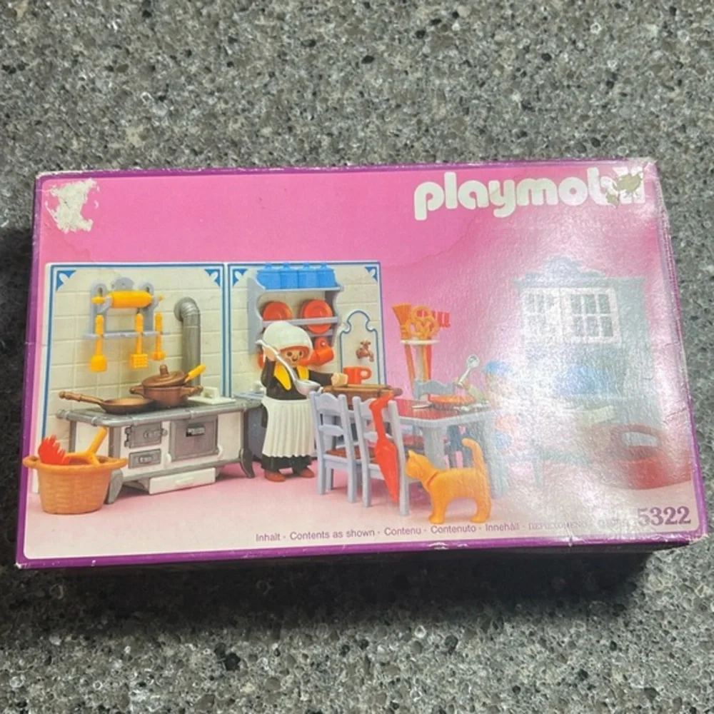Playmobile 5322 Vintage collectible made in Germany 1992 Kitchen set